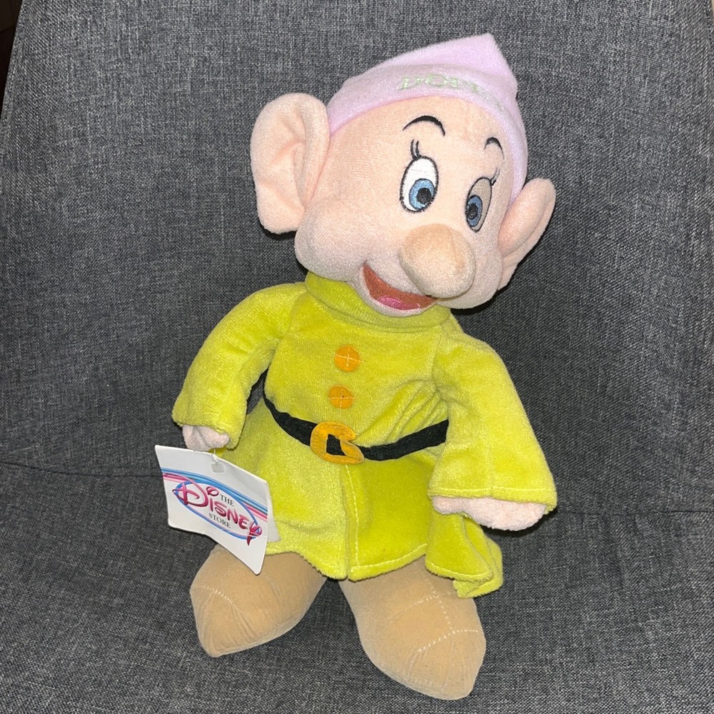 Disney Dopey Dwarf from Snow White and Seven Dwarves Plush Doll 11”